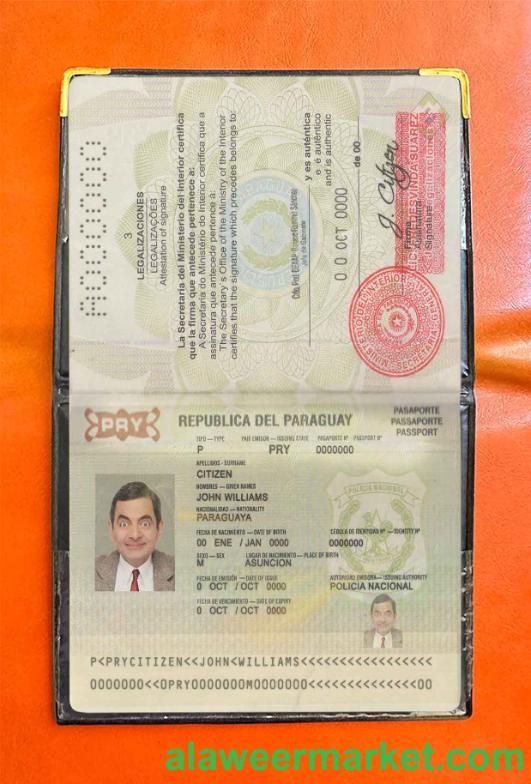 Paraguay passport photo look